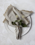 Ember Fringed Table Napkins - Set of 2