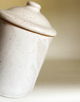 Small Lunaria Lidded Jar- SECOND