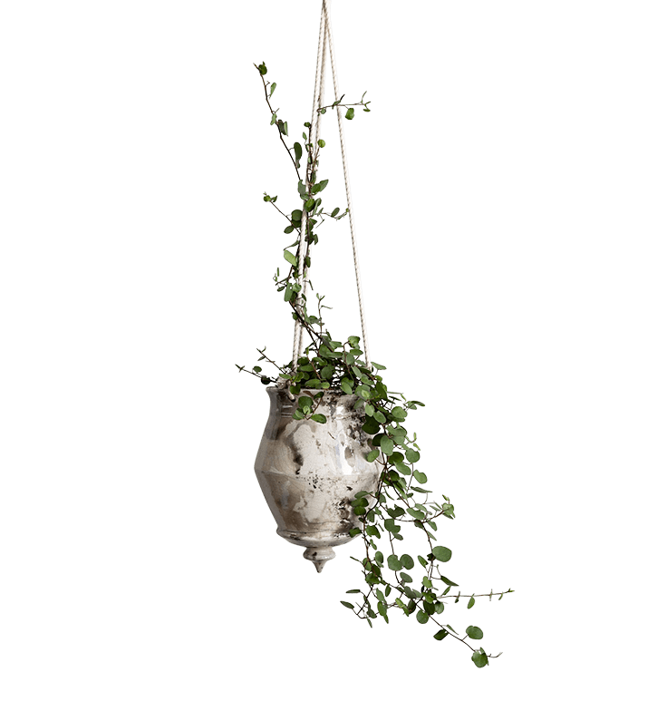 cone planter hanging Raku Hanging Cone Planter – Campfire Pottery