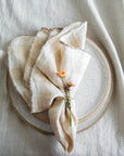 Bourdon Napkin in Vintage Canvas by Maison de Vacances