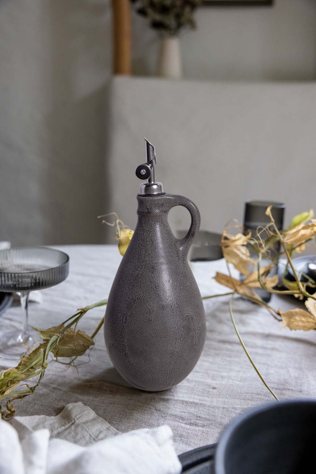 Round Oil Cruet – Campfire Pottery