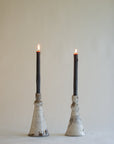 One-of-a-kind Raku Candlestick Holder