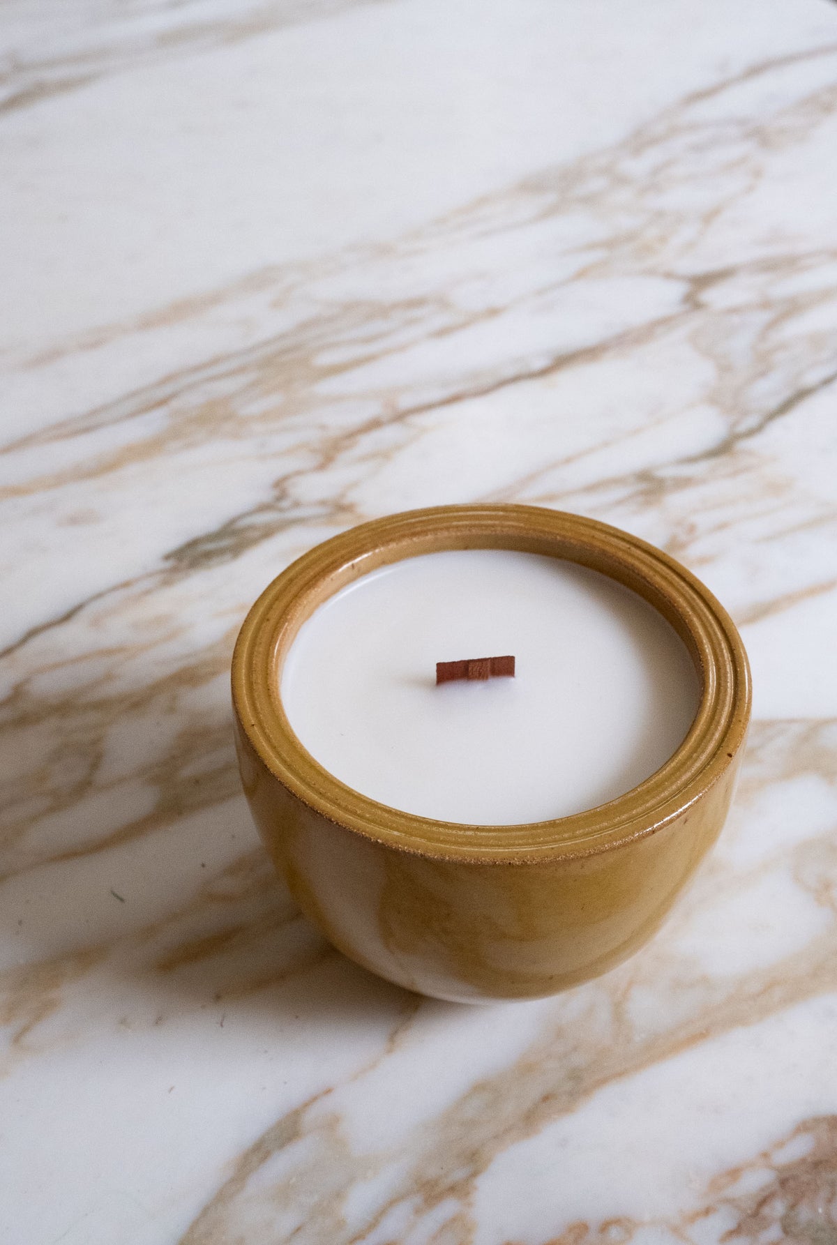 Ochre Candle - Fireside