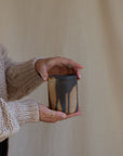 Charcoal Drip Candle Jar- Fireside