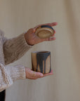 Charcoal Drip Candle Jar- Fireside