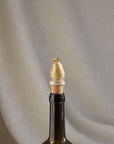 Hand Painted Pear Wine Stopper