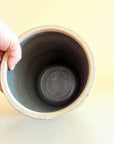 Large Charcoal Lidded Jar- SECOND