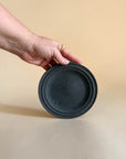 Charcoal Ripple Small Plate- SECOND