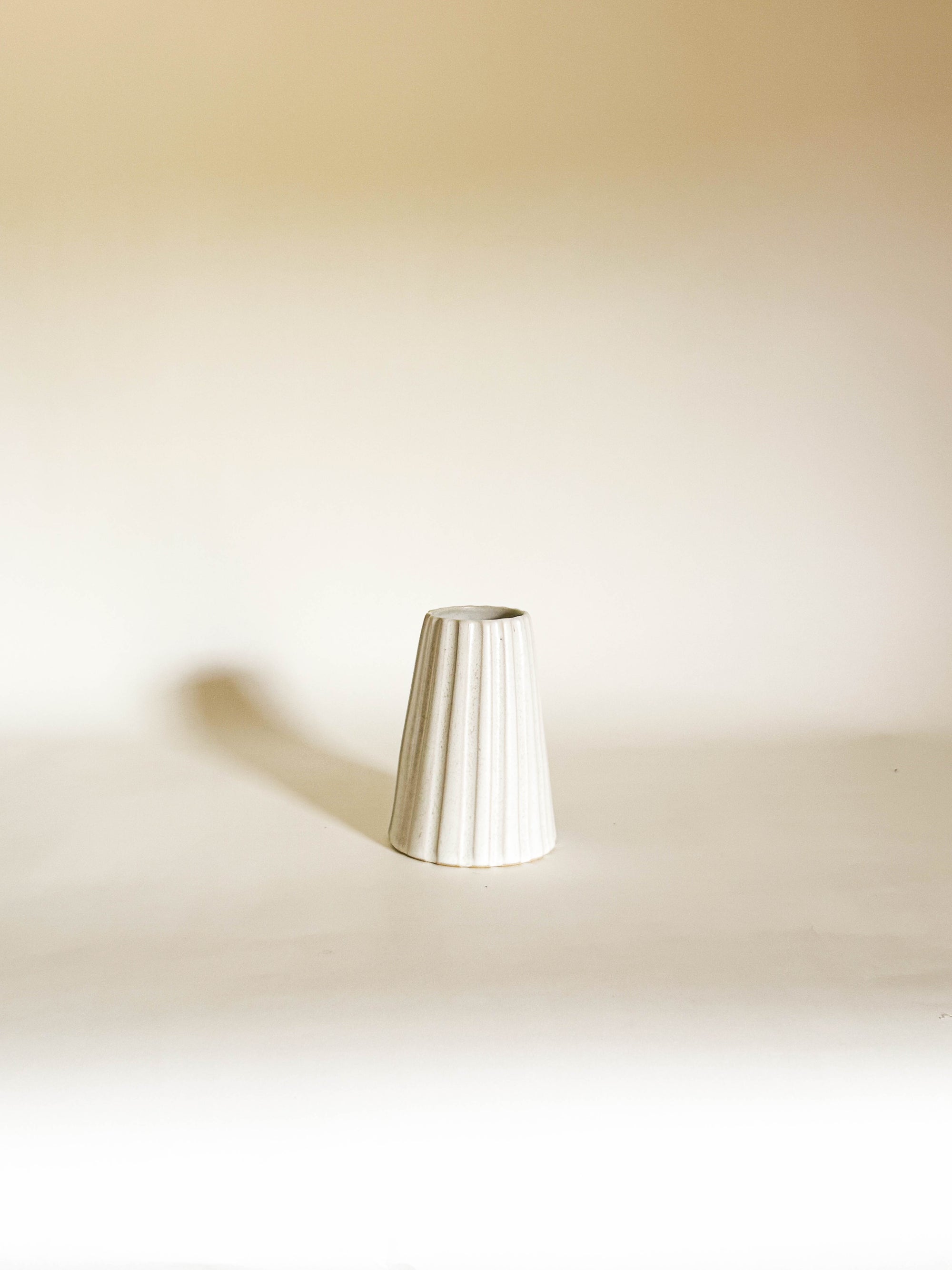 Lunaria Fluted Cone Vase - Sample