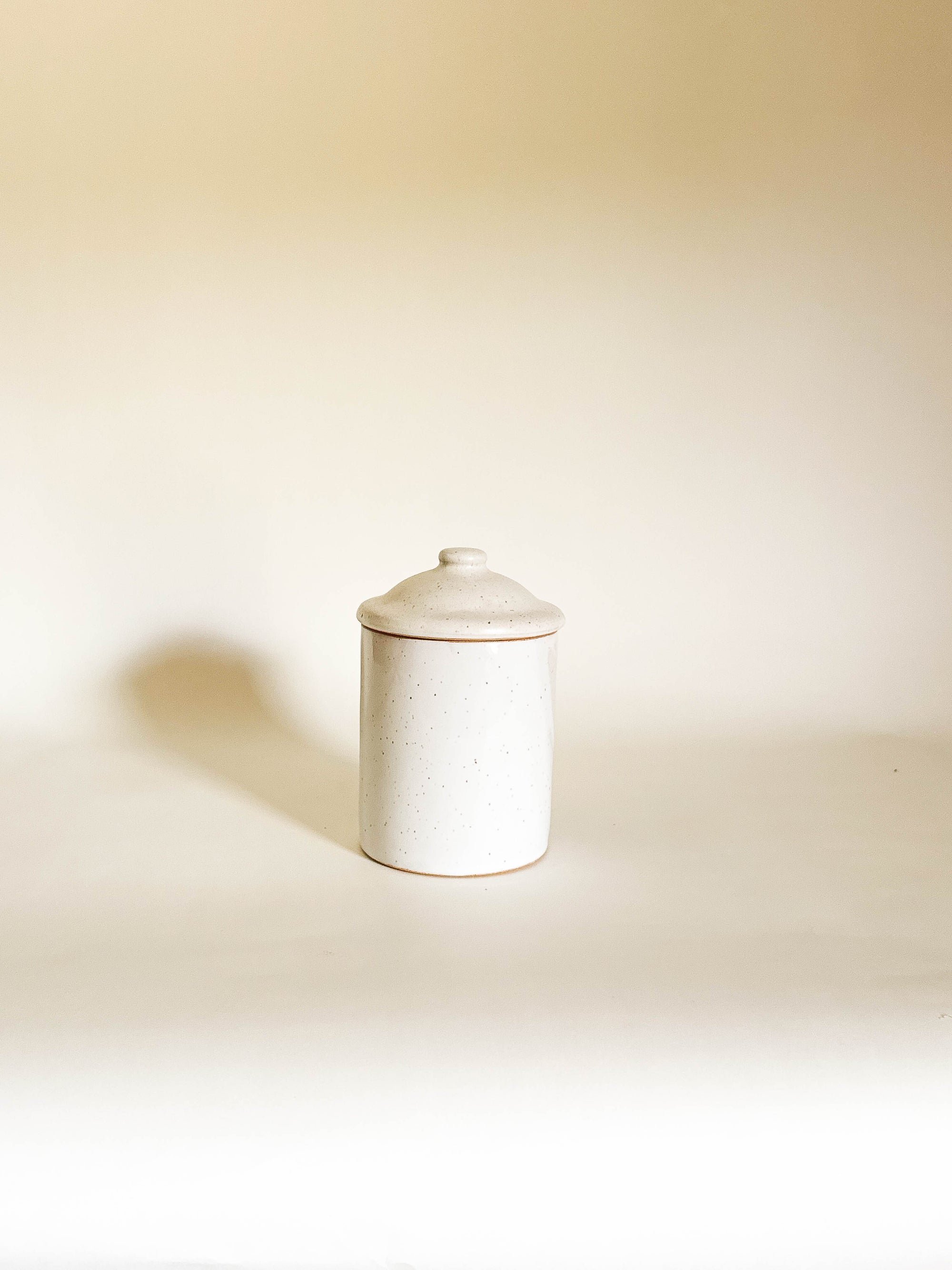 Small Lunaria Lidded Jar- SECOND