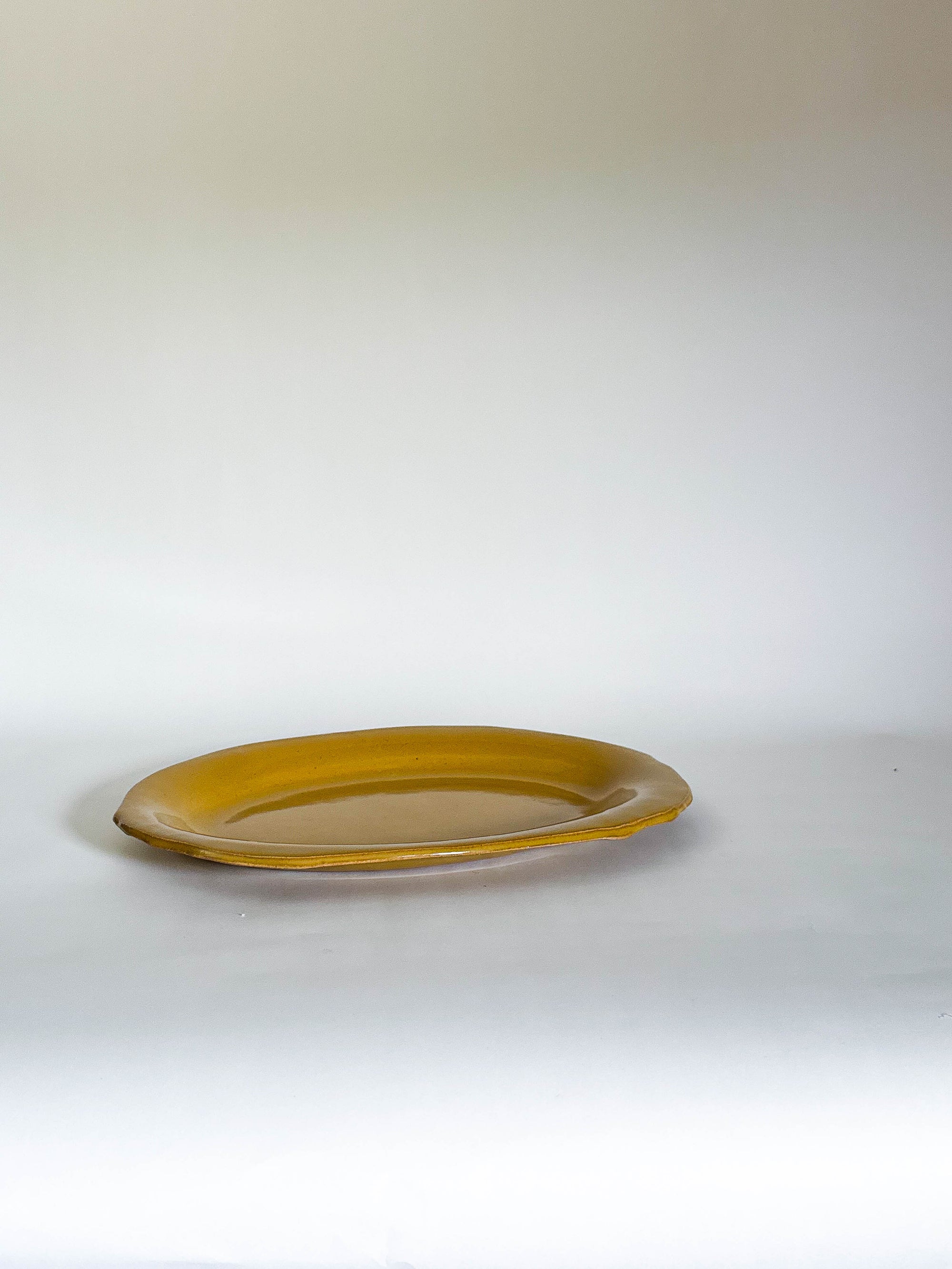 Ochre Oval Platter- Sample