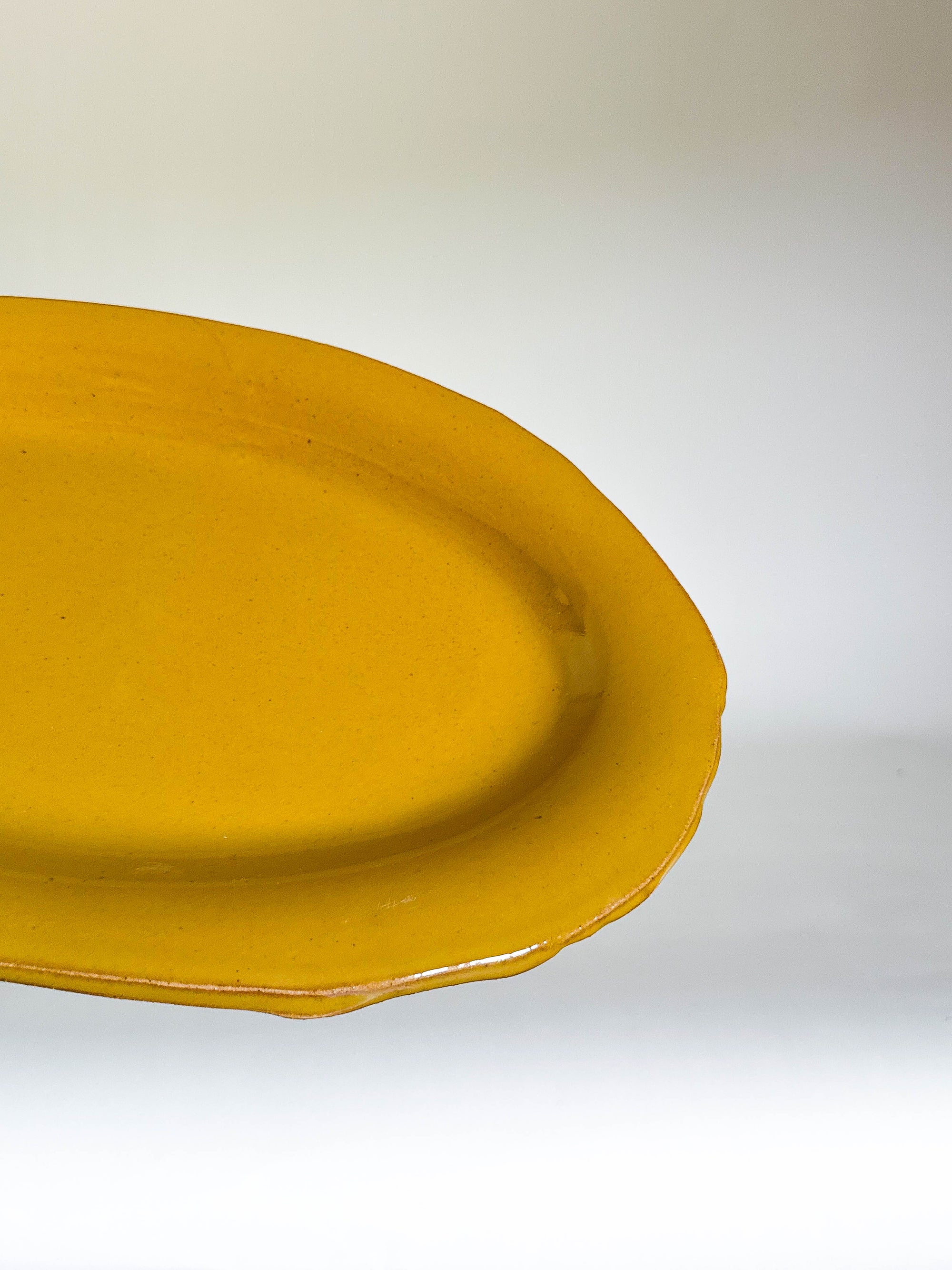 Ochre Oval Platter- Sample