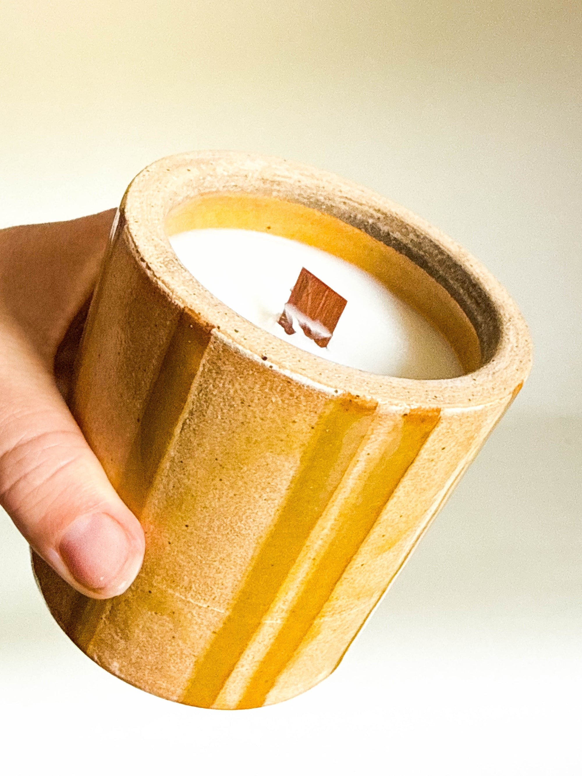 Ochre White Pine Candle - Second