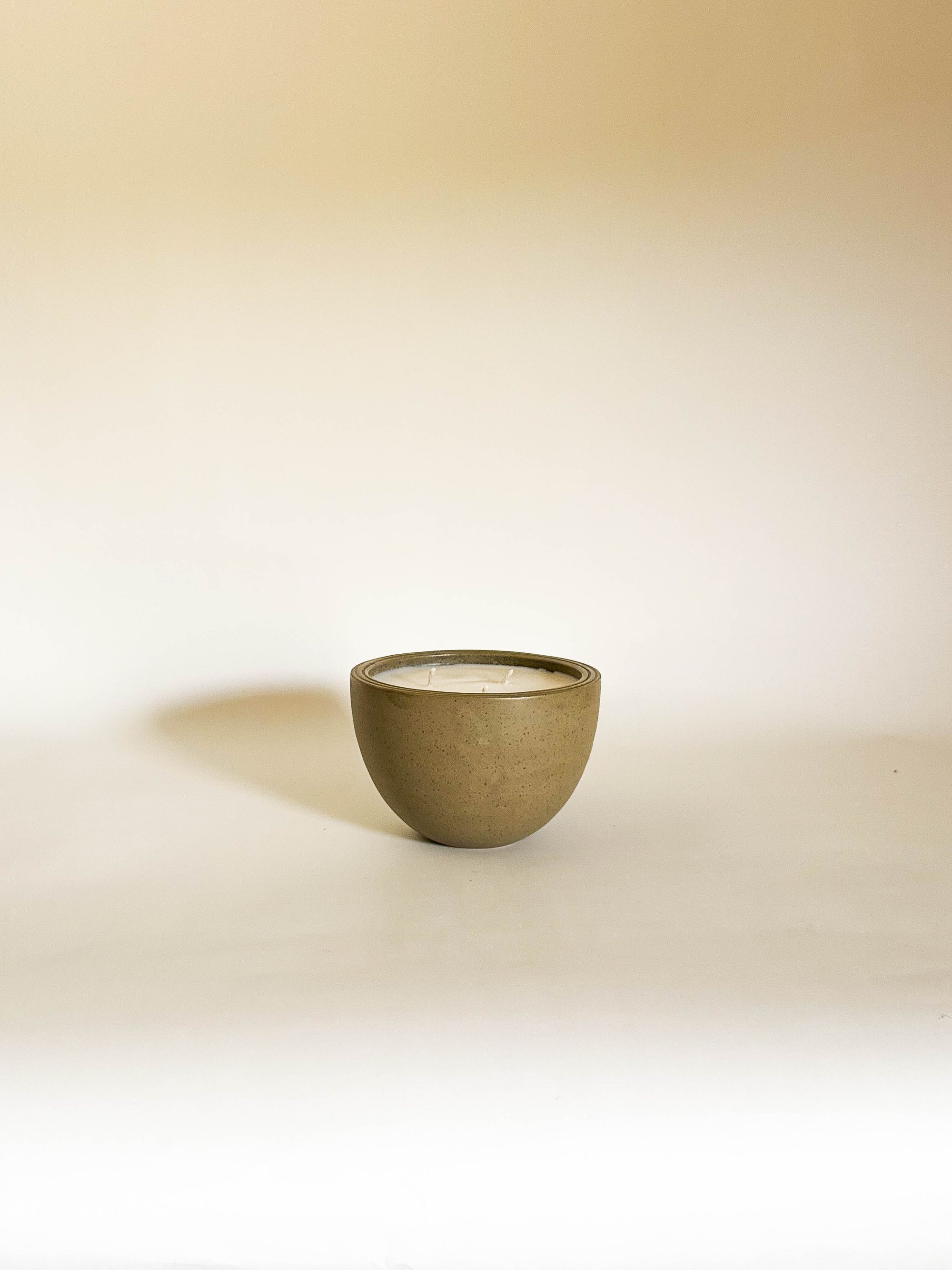Large Lichen White Pine Candle - Second