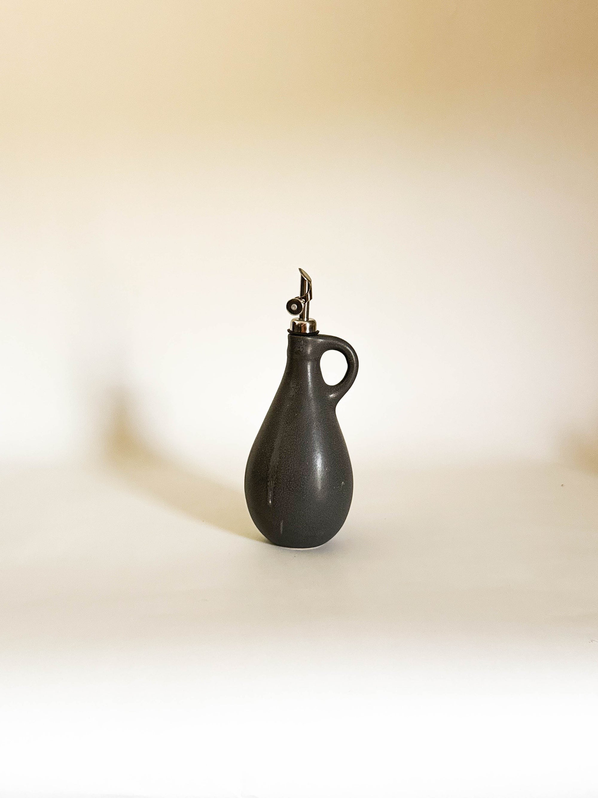 Charcoal Round Oil Cruet - Second