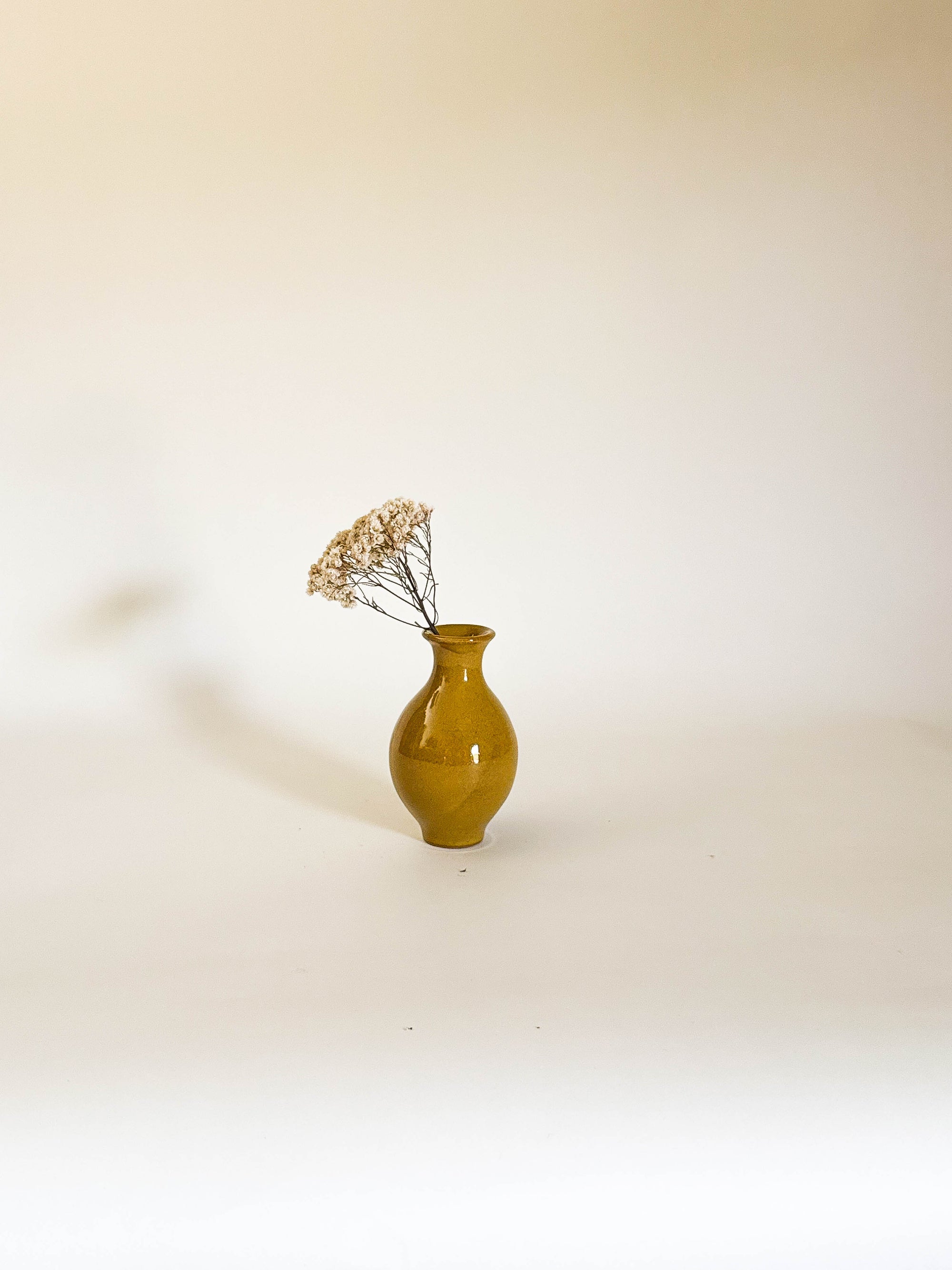 Ochre Bud Vase- Sample