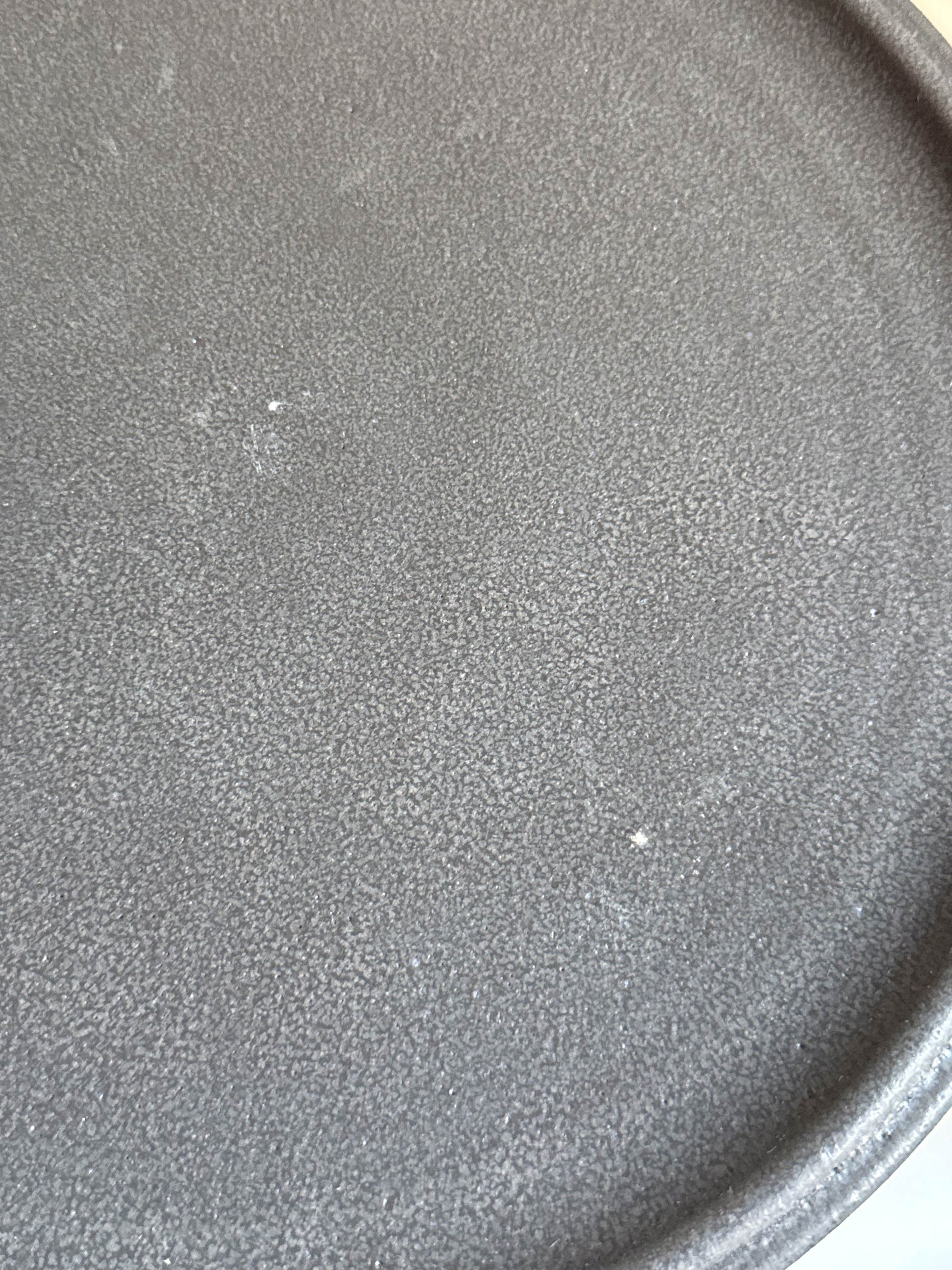Charcoal Dinner Plate- Second