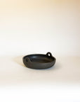 Charcoal Looped Low Serving Bowl Second