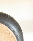 Charcoal Looped Low Serving Bowl Second
