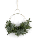 Modern Brass Wreath - Circle