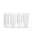 Ripple Long Drink Glasses - Set of 4