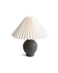Charcoal Pedestal Sphere Lamp