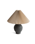 Charcoal Pedestal Sphere Lamp