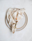 Bourdon Napkin in Vintage Canvas by Maison de Vacances
