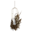 Modern Brass Wreath - Oval