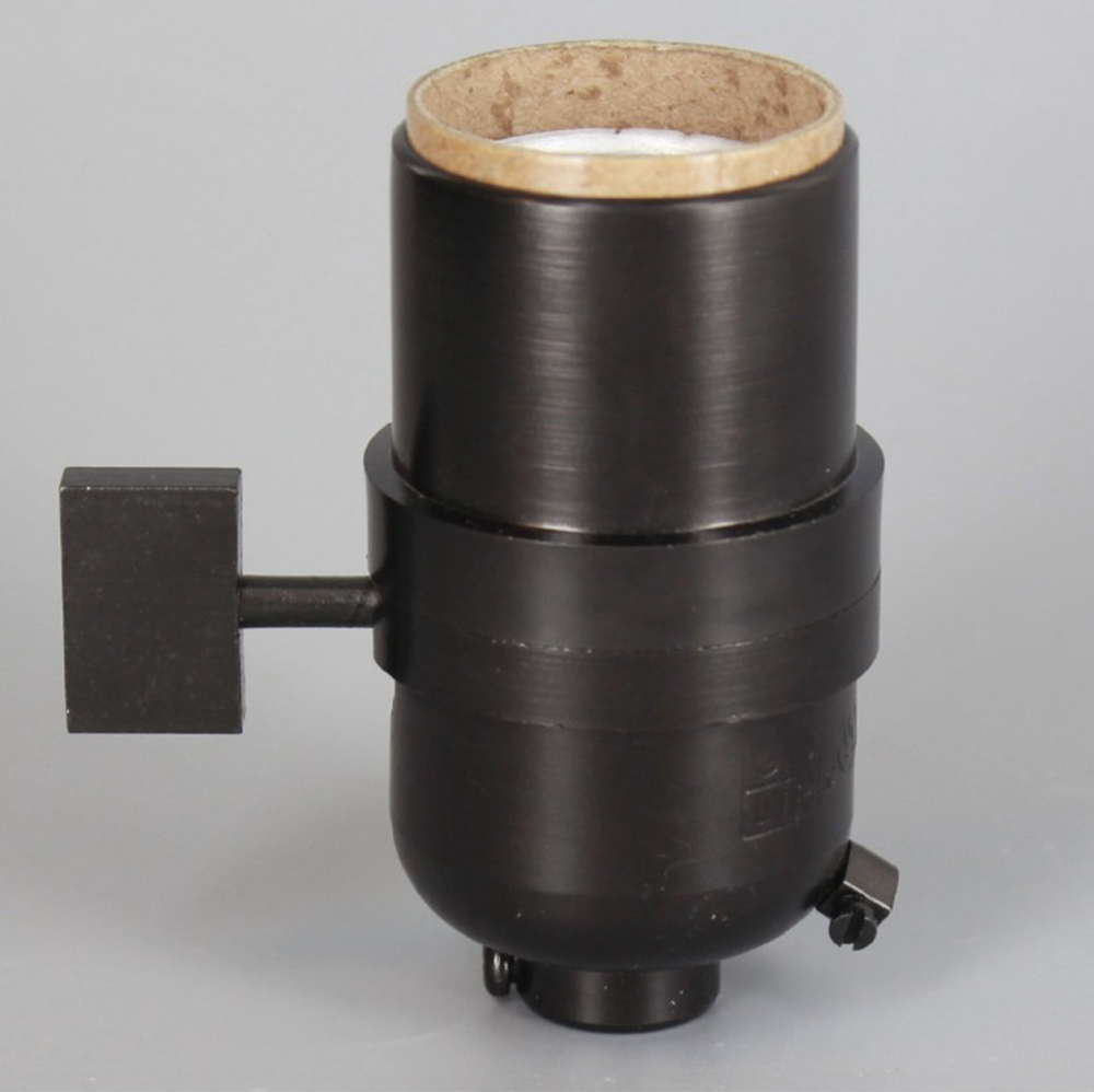 Charcoal Pedestal Sphere Lamp